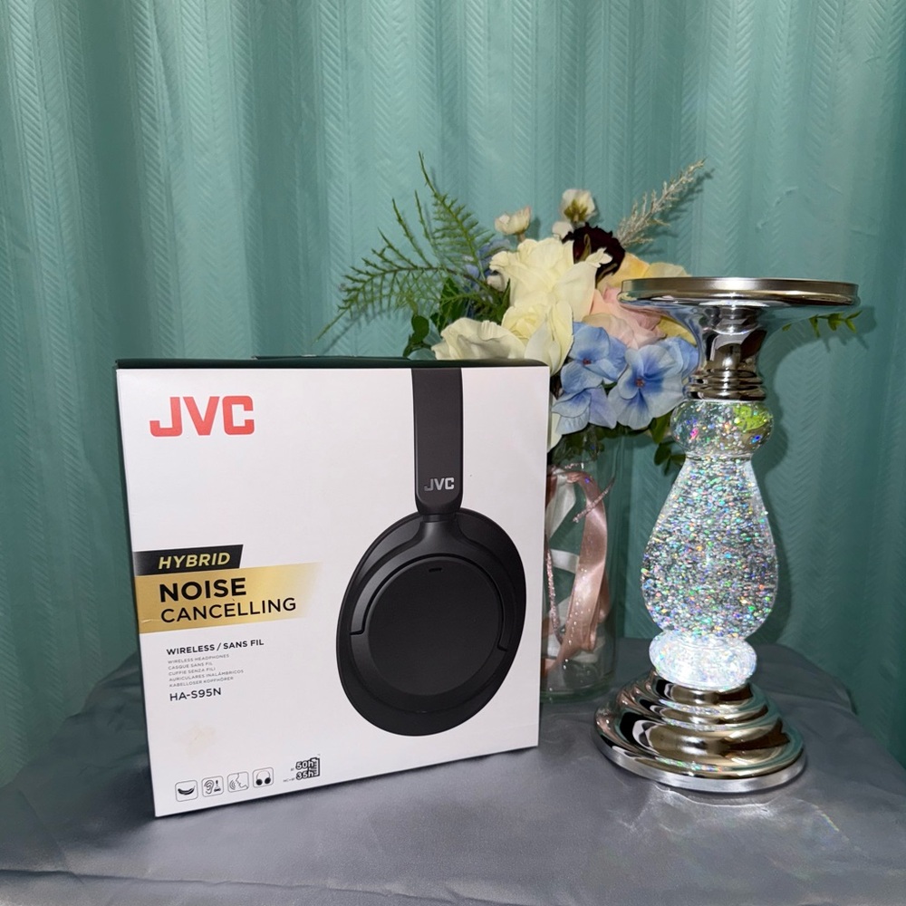 NIB - JVC HA-S95N Hybrid Noise Cancelling Wireless Headphones